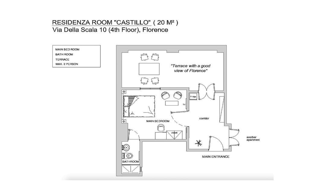 Residenza Castillo Φλωρεντία Εξωτερικό φωτογραφία
